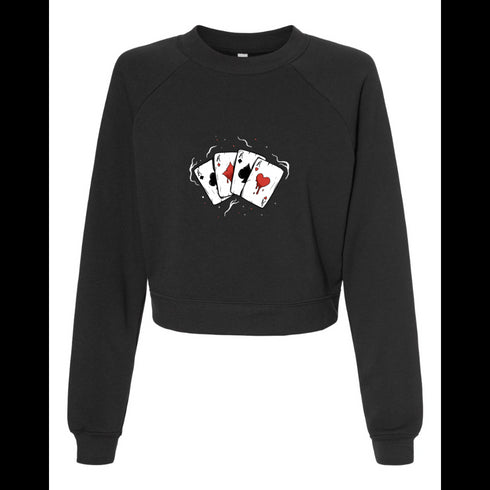 Playing card Bella canvas hoodie 7505